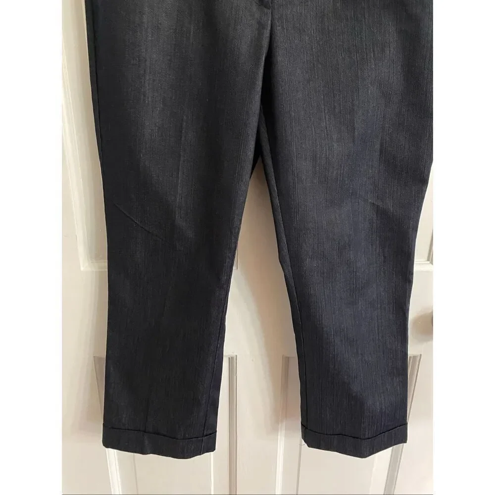New York & Company 7th Avenue cropped trousers size 8